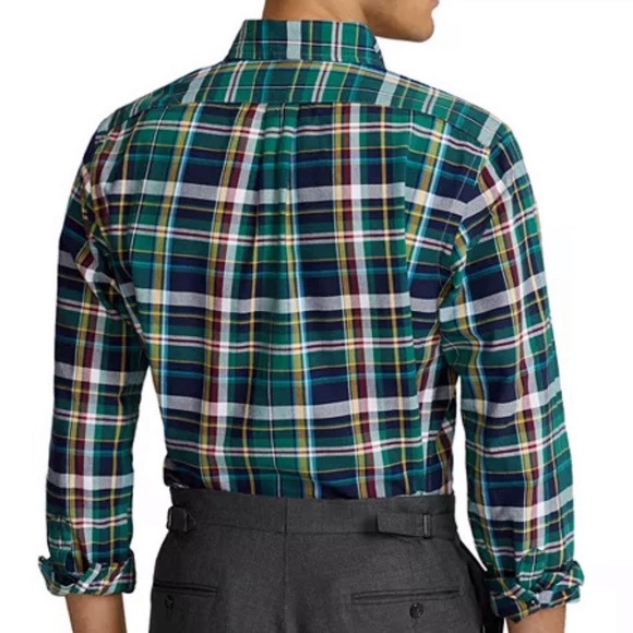 Polo RL classic fit plaid Oxford shirt NWT - Picture 2 of 8
